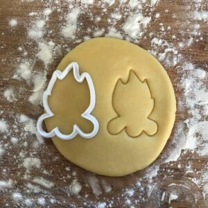 Black Campfire Cookie Cutter for Camp Fire Cookies Polymer Clay Fondant Icing Cutter Jewelry and Earring Craft DIY Camping Summer Party Treats