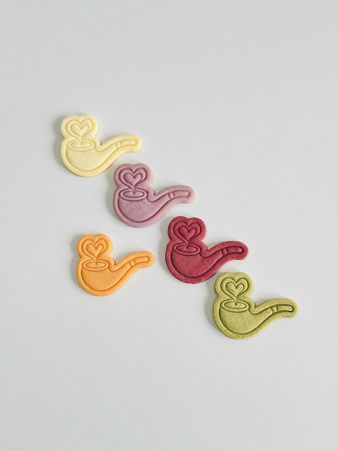 Pipe Cookie Cutter Black cookie, Smoking Pipe Cookie Cutter Stamp Set, Father�s Day Cookie Cutter, Suitable Size Cookie and Fondant Mold, Creative Baking Tool for Dad Gifts - Image 2