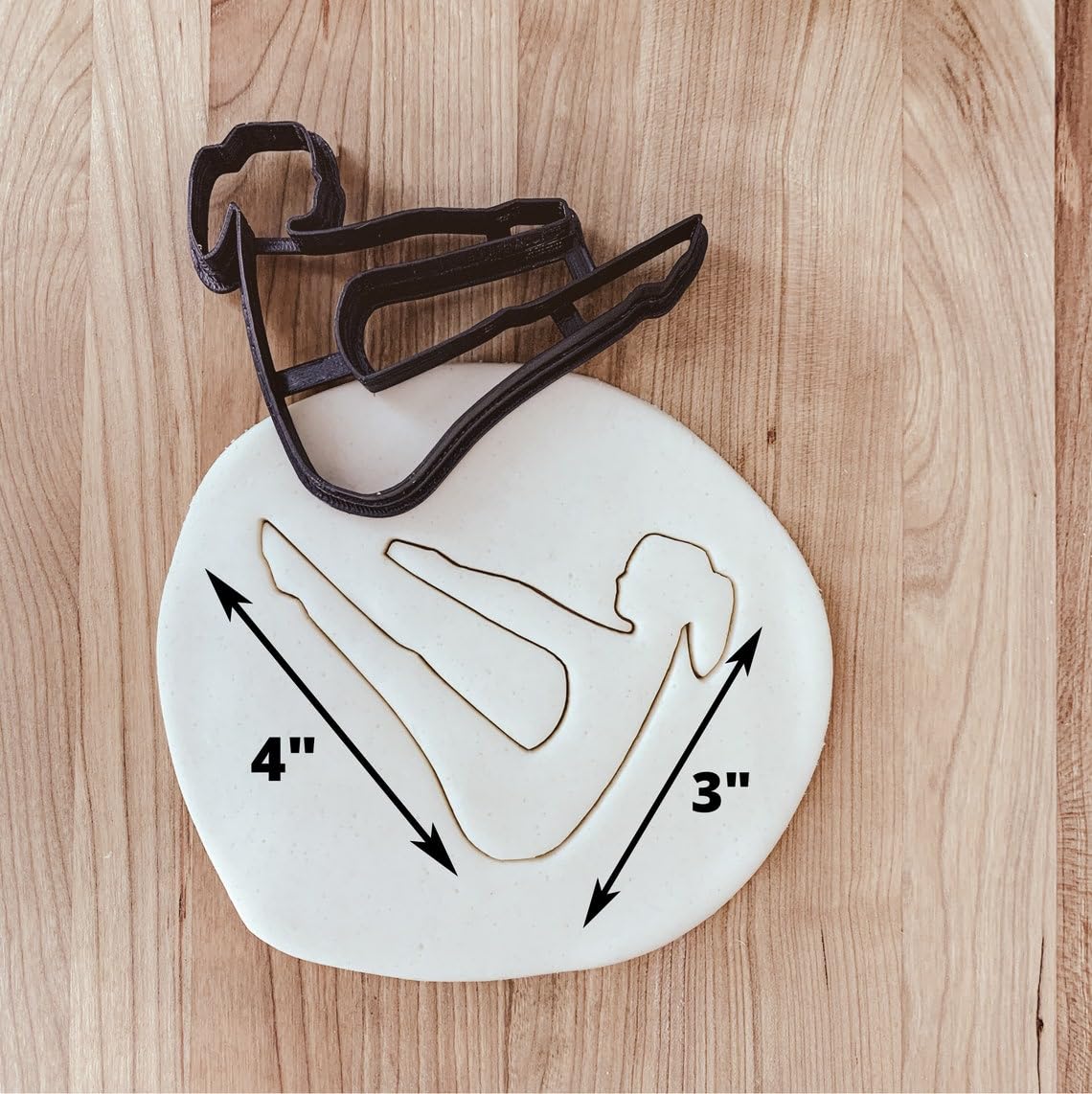 Pilates, Yoga, Diver Cookie Cutter Cookie Set for Fondant, Clay Crafting, Baking, Fitness and Sports-Themed Parties, Wellness Events, and Creative Cake Decorating in India