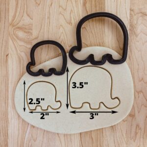 Mama and Baby Elephant Set Outline Cookie Cutter Cookie for Fondant, Clay Crafting, Baking, Animal-Themed Parties, Baby Showers, Safari Celebrations, and Creative Cake Decorating in