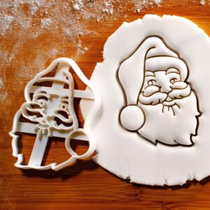 Mr Claus Cookie Cutter Baking Festive Christmas Treats Holiday Santa Shaped Biscuits Winter Celebration Desserts Christmas Eve Cookies Kid Party Snacks Holiday Baking Gift Idea (ONLY MR CLAUS)