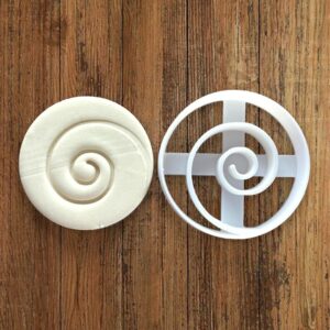 Wind Symbol Cookie Cutter Shape for Making Homemade Shortbread Biscuits Pastry Sugar Paste Fondant Cake Decorations Ideal for Weather Theme Crafts Kids Baking Projects Educational