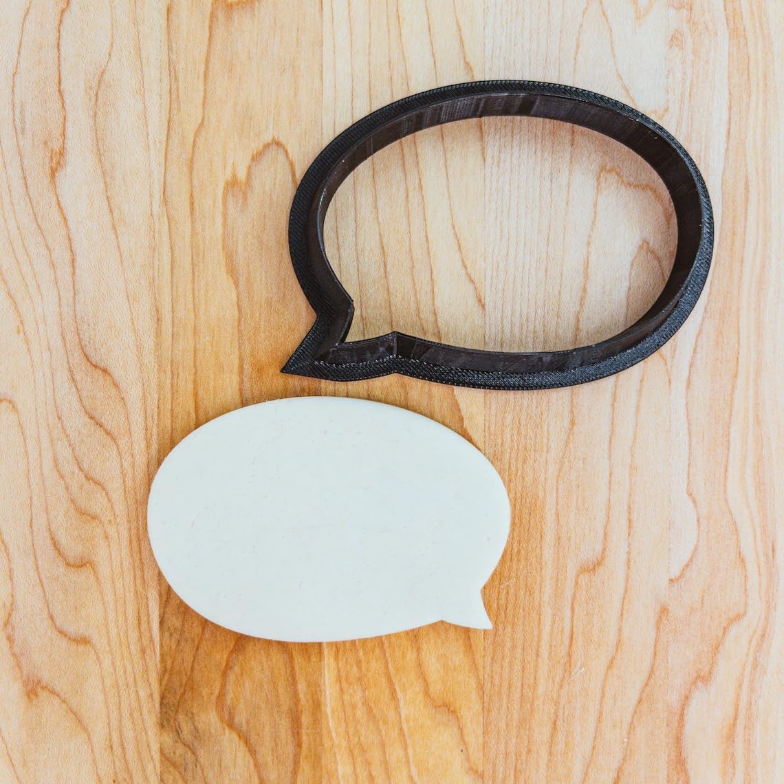 Speech Bubble Round Comic Cookie Fondant Clay Cutter India Cookie Thought Bubble Shape for Baking, Party Treats, Cake Decorating, DIY Crafts, Pottery, Ceramics, and Fun Projects - Image 3