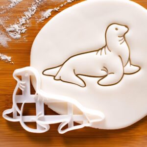 Sea Lion Cookie Cutter Cookie and Arctic Animals Biscuit Cutters Set for Baking Ocean Themed Cookies Gingerbread Craft Orca Killer Whale Marine Wildlife Baking Tool India (ONLY SEA Lion)