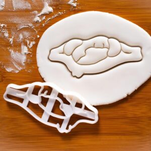 Atlas Vertebra Cookie Cutter Cookie for Human Spine Anatomy C1 Cervical Vertebra Brain Stem Educational Baking Tool Ideal for Medical Students Science Enthusiasts Anatomy Lovers (ONLY Atlas)