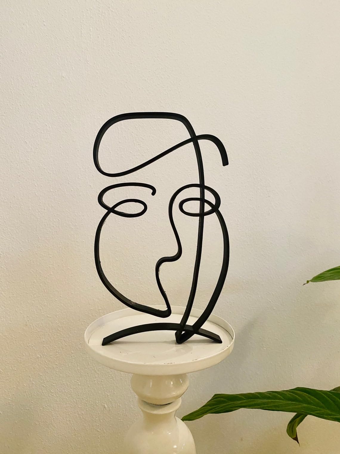 Abstract Statue Figure of a Man with Cap: Minimalist Sculpture for Home Decor, Gifts, and Tabletop Display - Image 2