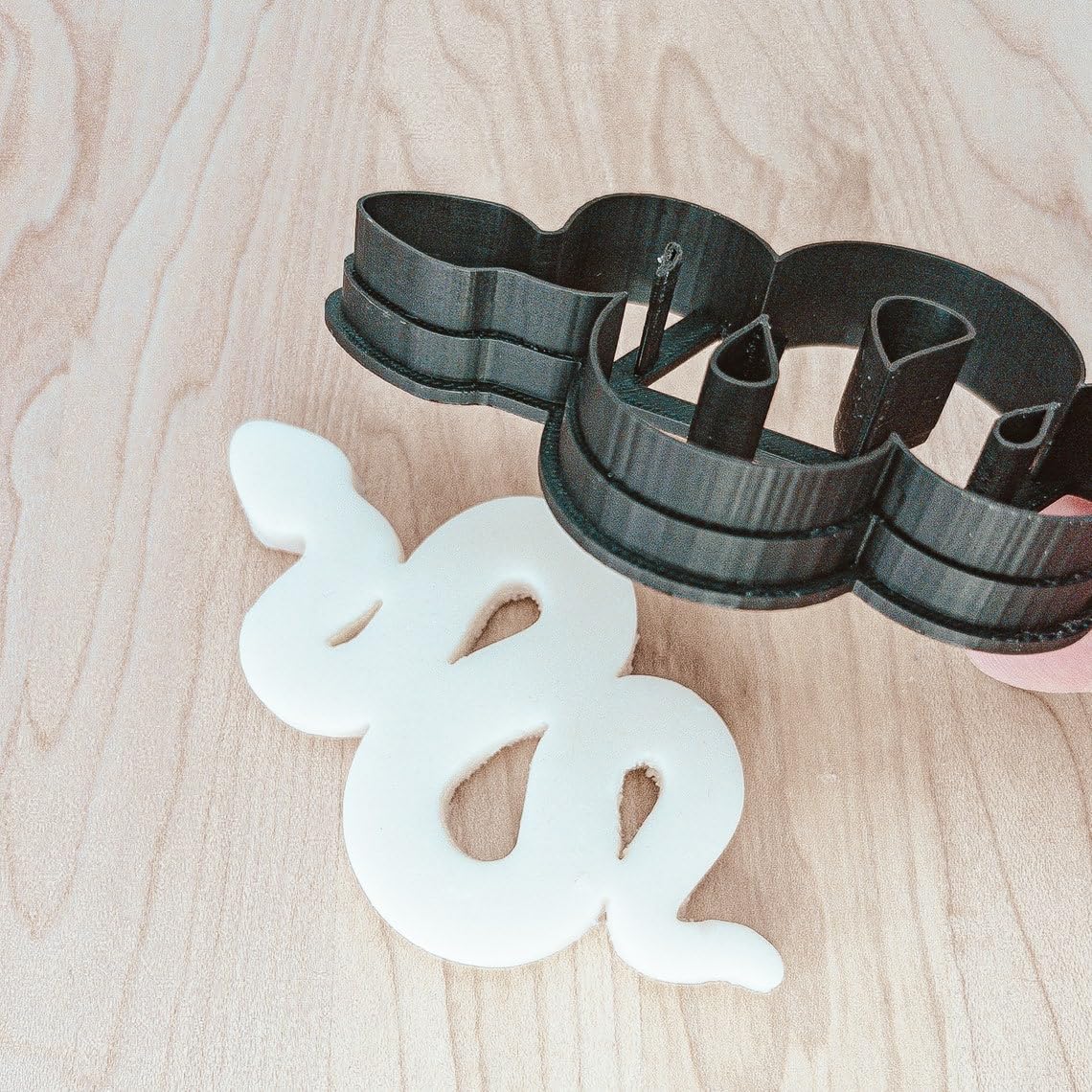 Snake Serpent Reptile Cookie Cutter Cookie for Fondant, Clay, Dough DIY Wild Animal Theme Baking, Jungle Party Crafts, Reptile Lover Gift Projects Made in India - Image 7