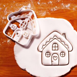 Cottage House Cookie Cookie Cutter Nature-Inspired Baking, Ideal Camping Treats, Cottagecore Desserts, Woodland Party Themes, Rustic Kitchen Decor, Outdoor Celebrations, (ONLY Cottage House)