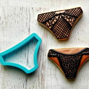 Cookie Bikini Bottom Pantie Cookie Cutter for Swimsuit Beach Party Cookies, Lingerie Bachelorette Baking, Fondant or Sandwich Use, Suitable Size, Made in India