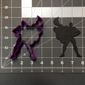 Superhero Silhouette 100 Cookie Cutter Black Cookie Hero Shape Mold for Baking Comic Theme Cookies Kids Birthday Parties Classroom Crafts Cake Toppers and Fun DIY Kitchen Projects
