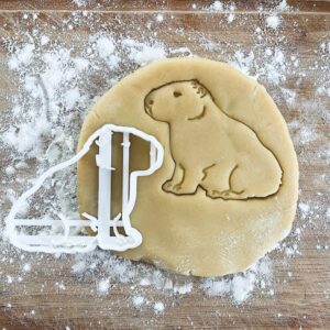 Black Capybara Cookie Cutter Cute Capybara Biscuit Cutter Funny Animal Cookie Stamp Pastry Fondant Dough Baking Tool Kitchen Present Baking Gifts