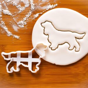 Cocker Spaniel Body Dog Silhouette Cookie Cookie Cutter India for Baking Cute Dog Treats Doggy Party Supplies Pet Lover Gift Biscuit Cutter Animal Shape Kitchen Tool (ONLY Body)