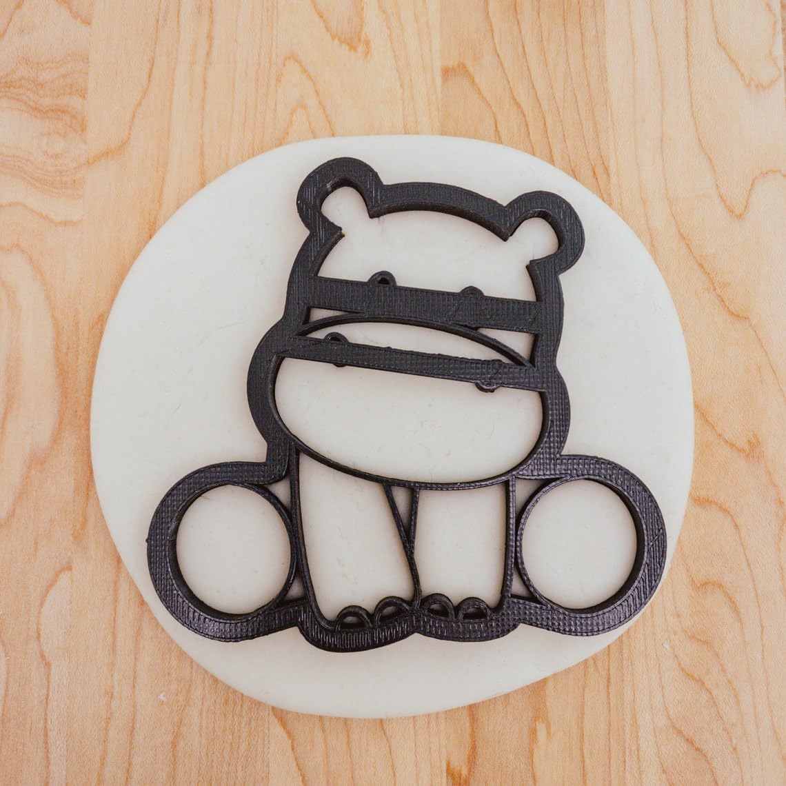 Hippo Baby Cookie Fondant Clay Detailed Cutter India Cookie Mold for Shaping Cute Animal Themed Treats for Baby Showers Birthdays Cakes Cupcakes DIY Baking and Craft ProjectsFeatures a - Image 2
