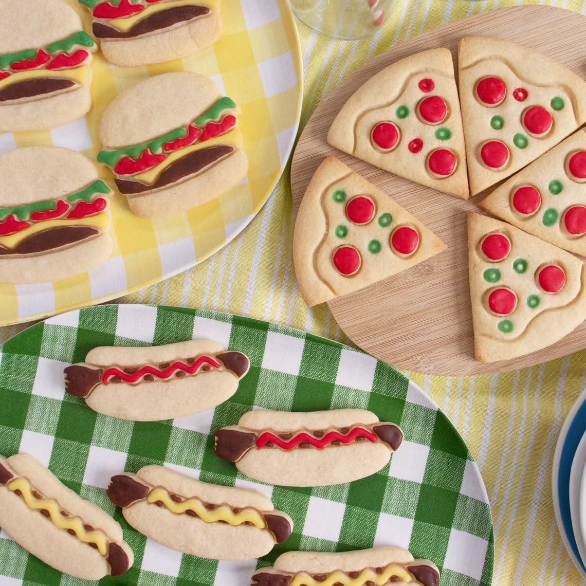 Hot Dog Cookie Cookie Cutter Perfect Fast Food Theme Baking Summer Birthday Parties Sausage Bar Picnic Beef Patty Mustard Barbecue Decorations Biscuit Fondant Clay Sugarpaste (ONLY HOT Dog) - Image 5