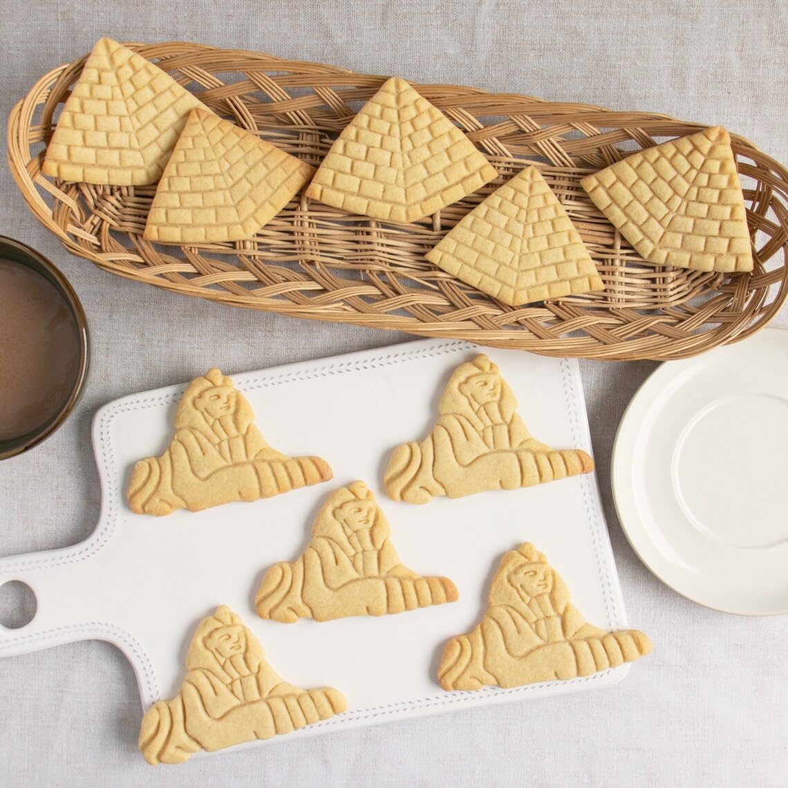 Great Sphinx of Giza Cookie Cutter Cookie Egyptian Monolith Statue Biscuit Cutter Ancient Egypt Pharaoh Khafre Lion Human Head Pyramid Themed Baking Tool India (ONLY Sphinx) - Image 4