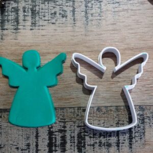 Christmas Angel Cookie Cutter for Baking Holiday Shortbread Cookies Pastry Sugar Paste Fondant Dough Cake Decoration Christmas Eve Treats Gifting Baking Crafts Homemade
