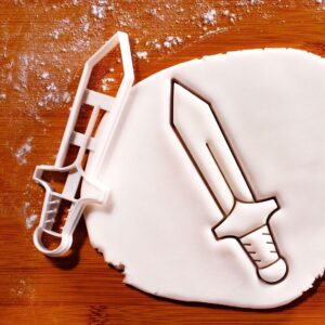 Knight Sword Cookie Cutter Cookie Medieval Themed Biscuit Cutter for Baking Knight Shield Cute Knight Face Cutters Available Set of Three Royal Armor Party Cookies India (ONLY Knight Sword)