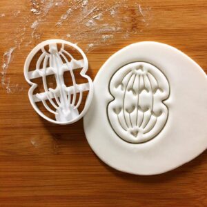 Anaphase cookie cutter mitosis cell cycle biscuit fondant clay shaping microbiology education chromosome separation science lab classroom teaching microorganism biology concept(ONLY ANAPHASE)