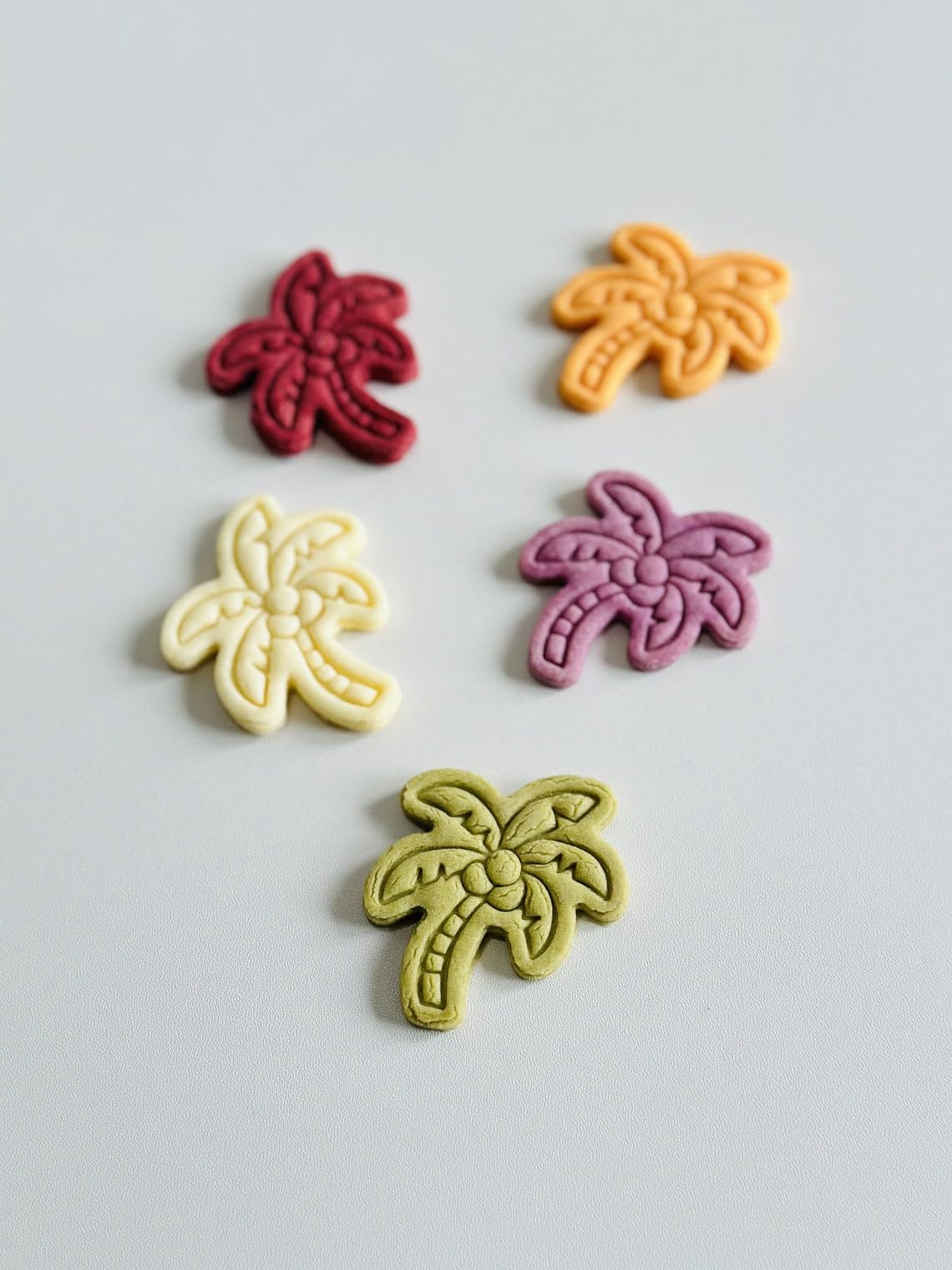 Black Palm Tree Cookie Cutter cookie Tropical Palm Tree Cookie Cutter Stamp Set Summer Tree Shape Fondant Molds for Cookies Pastries Cupcakes Biscuits Dessert Baking Tool for Beach - Image 4