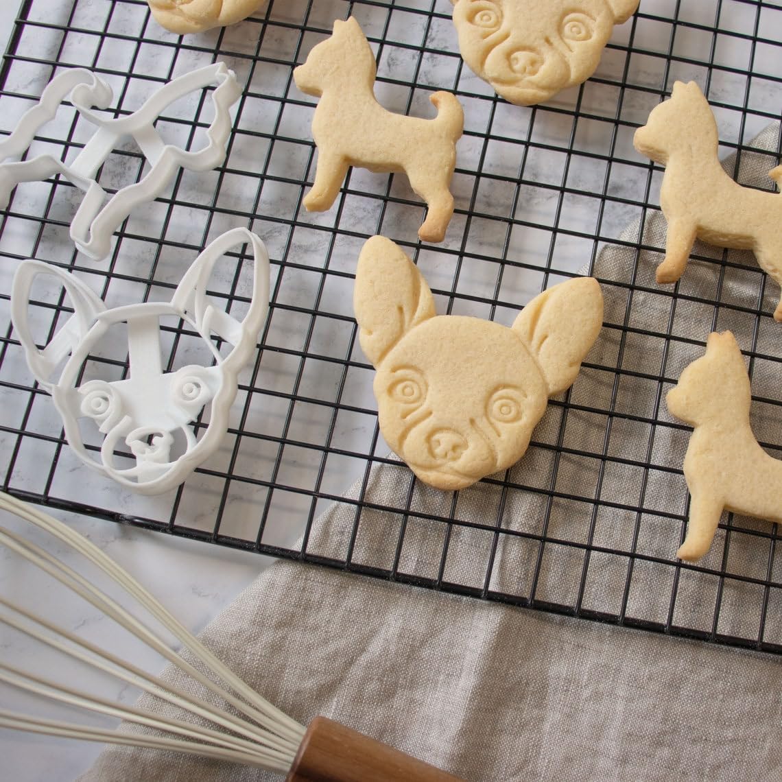 Chihuahua Face Cookie Cutter � Perfect for Baking Dog-Shaped Treats, Pet Lover Gifts, Animal-Themed Desserts, Dog Party Essentials, Cute Cookie Mold for Dog Lovers and Animal Fans (ONLY FACE) - Image 5