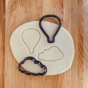 Balloon and Cloud Cookie Fondant Clay Cutter Set for Baking Decorating Sky Theme Party Treats Dough Modeling Baby Shower Birthday Craft Projects Kids Activities India Cookie