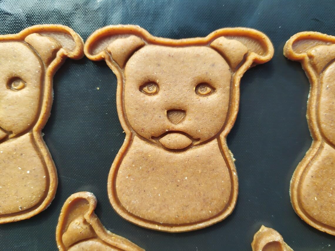 Staffordshire Bull Terrier cookie cutter set for dog lover themed cookies fondant pastries baking perfect for pet events kids crafts school projects cake decorating parties and homemade - Image 3