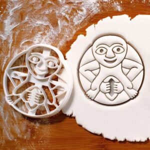 Cookie Sheela Na Gig Cookie Cutter Biscuit Mold Celebrate Female Goddess Symbol Ancient Irish Folk Art Ward Off Evil Spirits Unique Feminine Empowerment Baking Tool