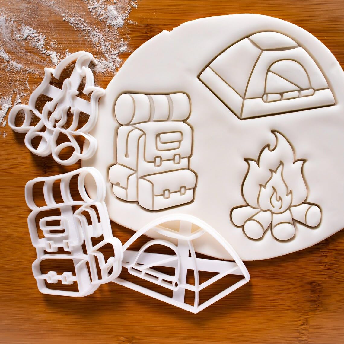 Tent Cookie Cutter for Camping Party Outdoor Adventure Backyard Summer Birthday Campout Countryside Hunt Hiking Themed Biscuit Cutter for Nature and Travel Enthusiasts (ONLY TENT) - Image 3