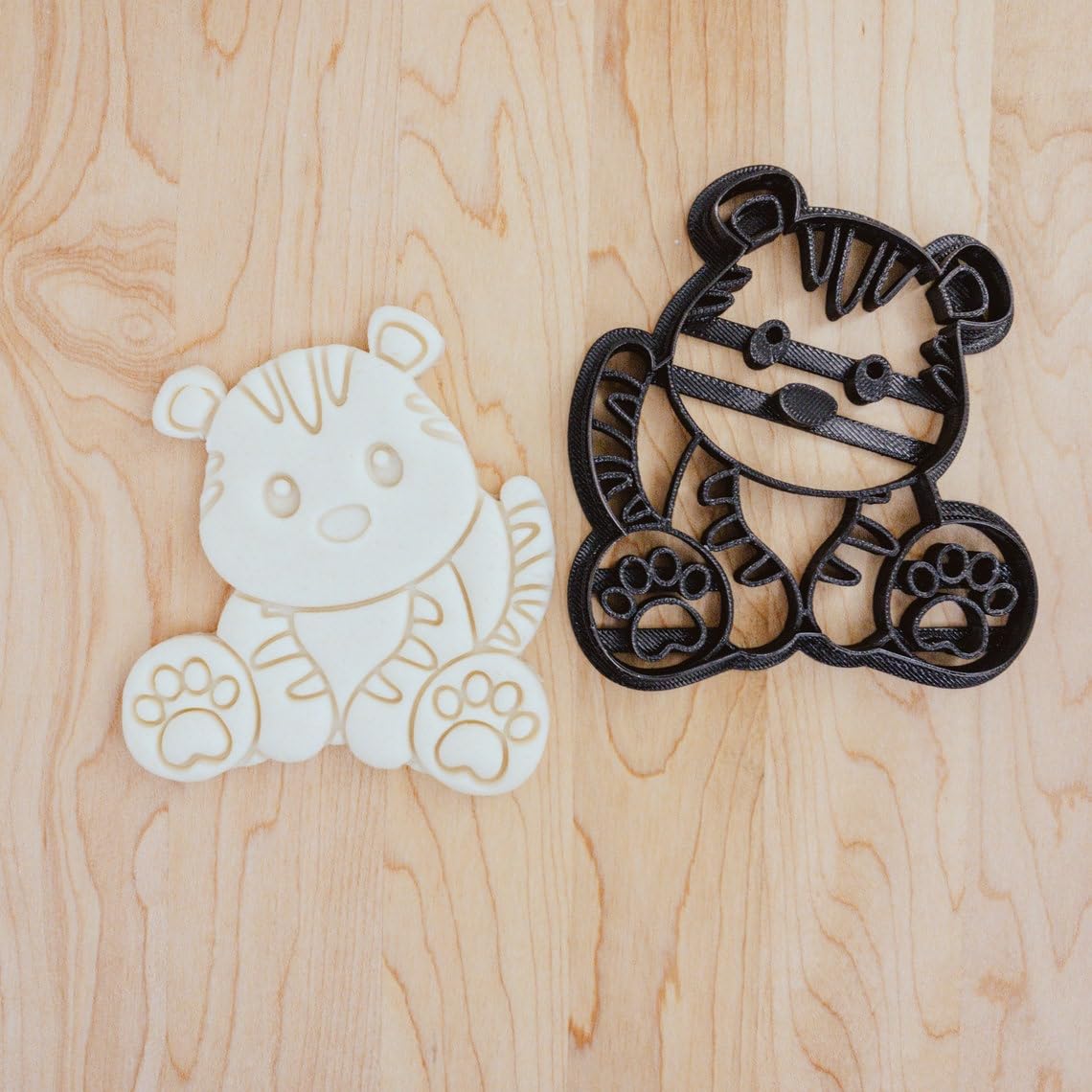 Monkey Baby Cookie Fondant Clay Detailed Cutter India Cookie Mold for Shaping Cute Animal Themed Cookies for Baby Shower Birthday Cakes Cupcakes Jungle Party Baking and Craft Projects - Image 7