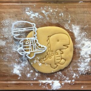 Black Dinosaur Cookie Cutter cookie T Rex Tyrannosaurus Biscuit Cutter for Baking Cookies Fondant Clay Jewelry Craft Tool Birthday Party Favor for Kids India