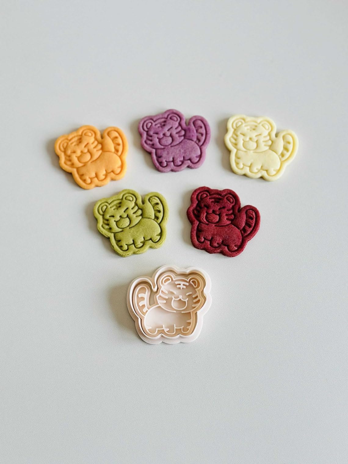 Black Tiger Cookie Cutter Animal Cookie Cutter Stamp Set COOKIE Creative Shape Baking Tool Fondant Mold for Cookies Cake Decorating Jungle Theme Home Kitchen Use India - Image 2