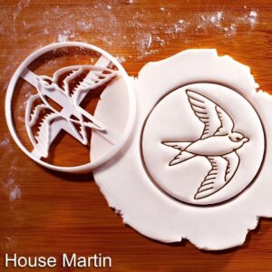 Swallow Bird Design 2 Cookie Cutter Cookie Ornithology Inspired Baking Mold Nature Lover Kitchen Tool for Bird Watchers Garden Parties Wildlife Themes and Creative Baking (ONLY Design 2)