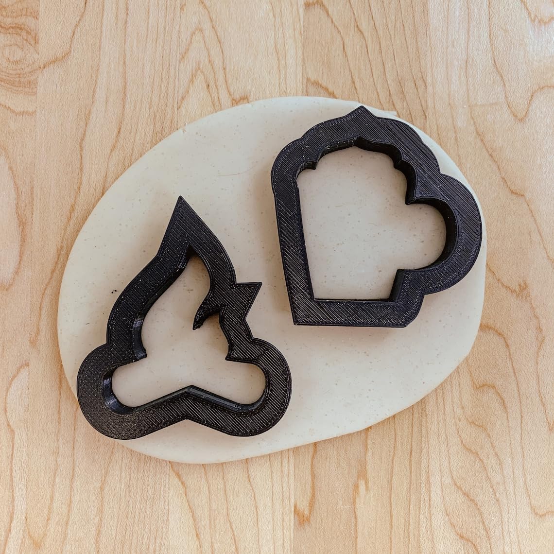 Campfire and Hot Chocolate MINI Cookie Fondant Clay Cutter Set for Cozy Themed Baking, India Cookie Molds for Winter Parties, Camping Events, DIY Crafts, Holiday Treats, and Creative - Image 2