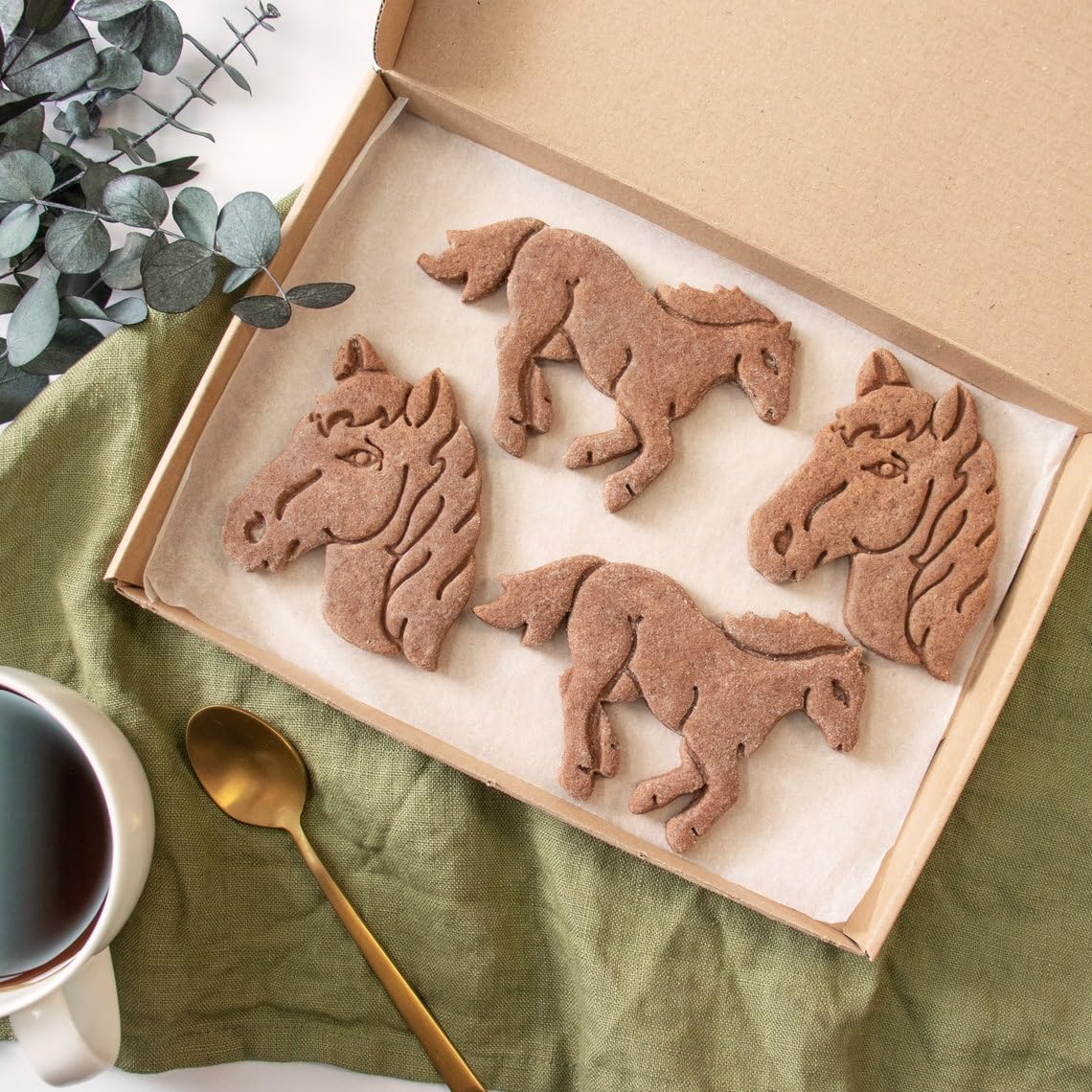 Horse Running Cookie Cutter India Equestrian Baking Supplies Jockey Riding Race Course Wild Stallion Biscuit Cutter Equine Farm Veterinarian Vet Animal Shape Kitchen Tool (ONLY HORSE RUNNING) - Image 5
