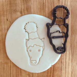 Doberman Dog in Party Hat Cookie Fondant Clay Cutter for Baking, India Cookie Mold for Pet-Themed Parties, Birthday Celebrations, Kids Activities, Dog Lover Gifts, and Creative Treat