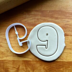 Fun Number 9 Cookie Cutter � Cookie Suitable Size Birthday Number Cutter � Choose Standard or Dishwasher Safe � Made in India � Ideal for Kids� Parties, Milestones & Celebrations