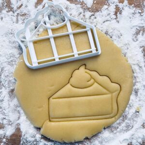 Black Pumpkin Pie Cookie Cutter Thanksgiving Cookies Autumn Fall Cinnamon Baking Sugar Cookie Fondant Clay Dough Pastry Biscuit Cookie Stamp Baking Tool