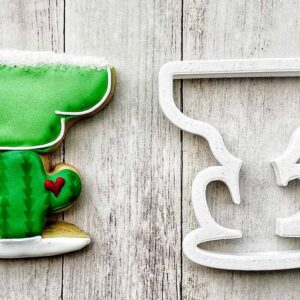 Cookie Margarita Cactus Glass Cookie Cutter, Suitable Size Margarita & Cocktail Cookie Mold – Perfect for Parties, Summer Events – Made in India