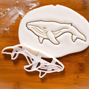 Humpback Whale Body Cookie Cookie Cutter Ocean Marine Mammal Biscuit Cutter Nautical Wildlife Theme Animal Conservation Birthday Party Baking Tool for Sea Life Lovers (ONLY Body)