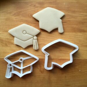 Crafts Size Ideal India 2 Reusable Made Perfect Shapes for Suitable Fondant, Cookie Cap in Graduation & Durable for Cutters Graduation Set Parties Cookie of Baking, Hat