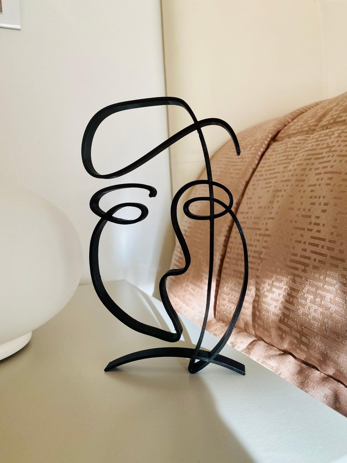 Abstract Statue Figure of a Man with Cap: Minimalist Sculpture for Home Decor, Gifts, and Tabletop Display - Image 4