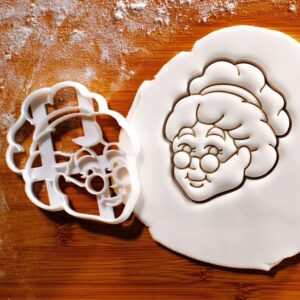 Mrs Claus Cookie Cutter for Baking Festive Christmas Cookies Santa Companion Holiday Biscuits Winter Celebration Treats Kids Party Snacks Christmas Eve Baking Fun Gift Bakers (ONLY MRS CLAUS)