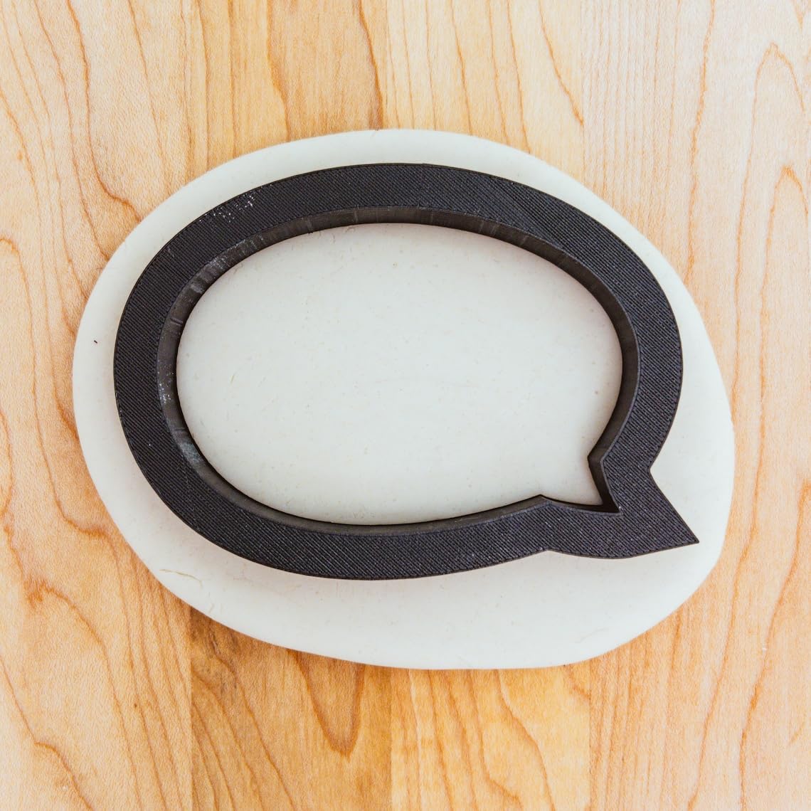 Speech Bubble Round Comic Cookie Fondant Clay Cutter India Cookie Thought Bubble Shape for Baking, Party Treats, Cake Decorating, DIY Crafts, Pottery, Ceramics, and Fun Projects - Image 2