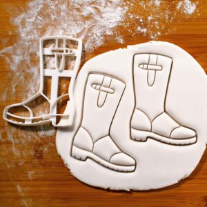 Wellies Cookie Cutter for Biscuit Baking Featuring Gardening Boots Design Perfect for Planting Horticulture Botany Themed Events Garden Parties Nature Lovers Outdoor Celebration (ONLY WELLIES)