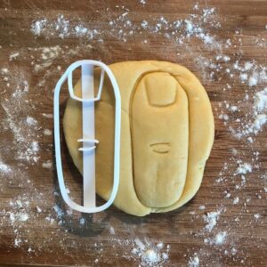 Black Finger Cookie Cutter Halloween Shape for Baking Polymer Clay Earrings Jewelry Making Fondant Crafts Kawaii Halloween Cookies Witch Decor Zombie Party Favor Tool
