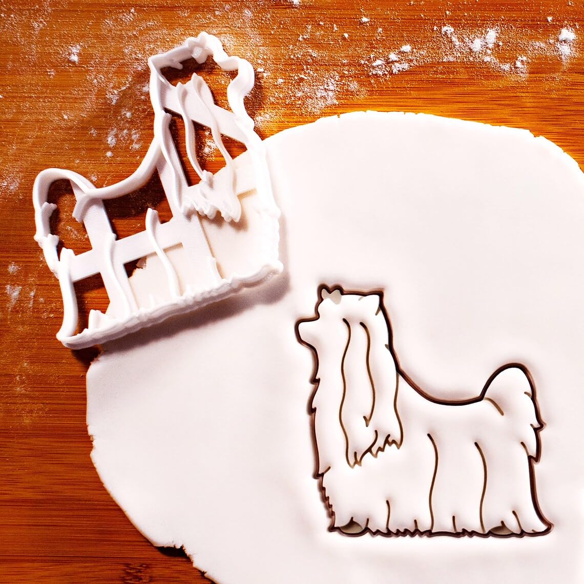 Yorkshire Terrier Body Cookie Cutter Cookie India for Yorkie Dog Treats and Biscuits, Full Body Dog Shape for Pet Birthday Baking, Adoption Event Cookies and Dog Bakery Supplies (ONLY Body)