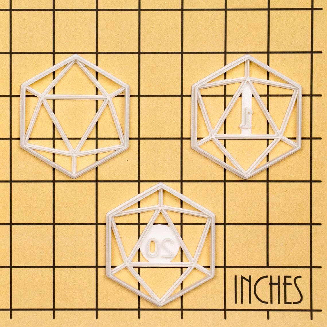 Icosahedron Cookie Cookie Cutter Design 1 for Baking Platonic Geometric Shape Cookies, Perfect for Mathematics Teachers, STEM Educators, Math Enthusiasts, Classroom Use, (ONLY Design 1) - Image 6