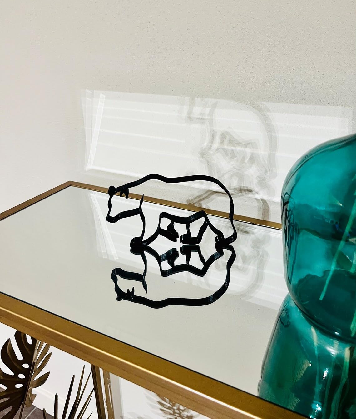 Brown Bear Minimalist Cookie Sculpture - Tabletop Figure, Shelf Sitter, Animal Art, Zoo Theme, Home Office Decor, Gift Idea, Decorative Statue - Image 7