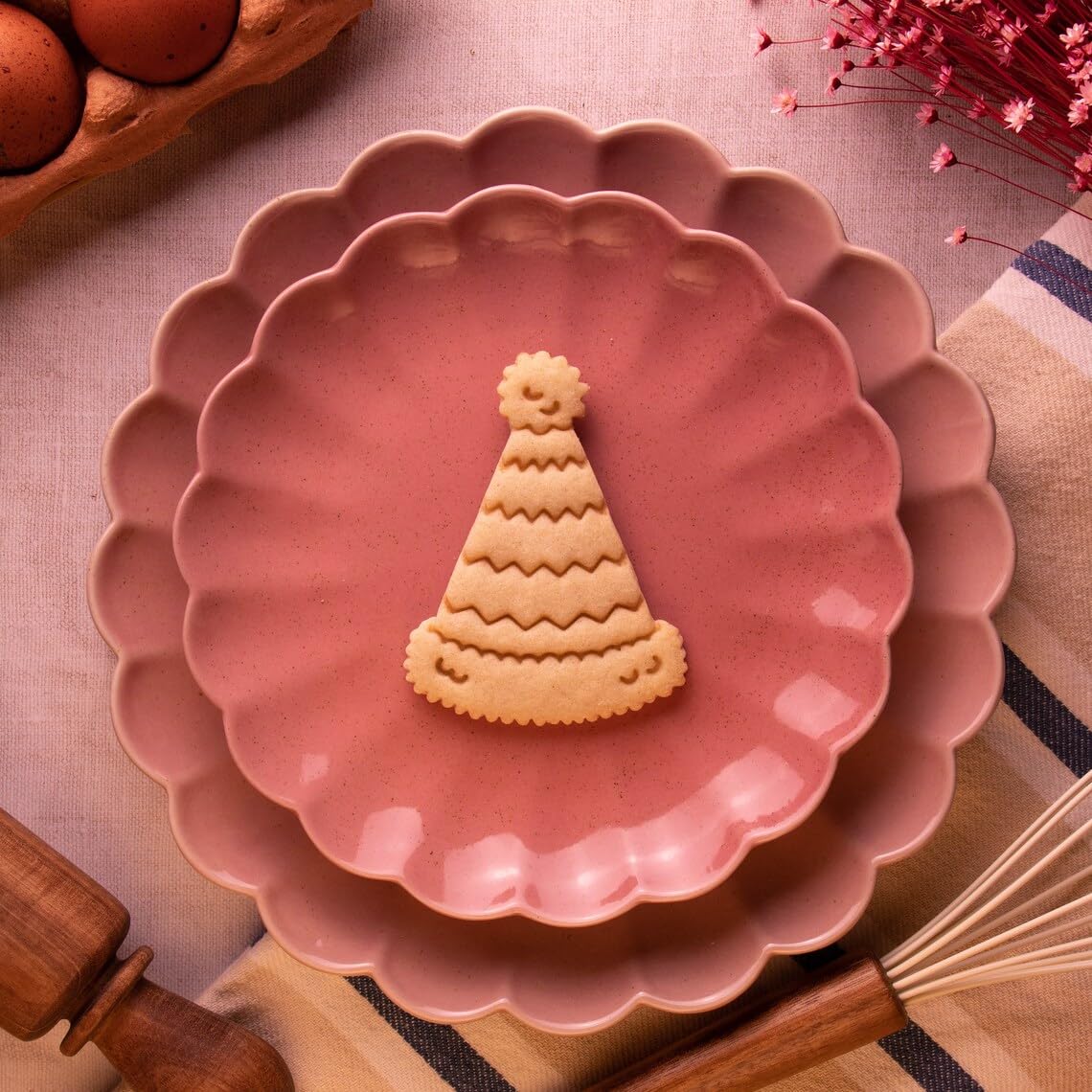 Party Hat Cookie Cutter - Celebrate Birthdays, Themed Parties, and Special Events with Fun Treats, Unique Baking Gift Kids Adults, Creative Cookie Designs (ONLY HAT) - Image 2