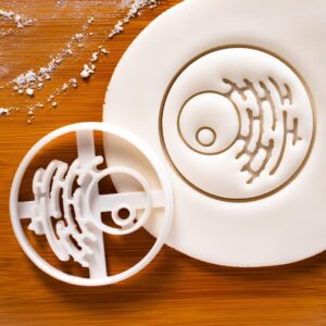Golgi Apparatus Cookie Cutter Design 3 for Human Cell Organelle Science Themed Party Baking Biscuit Dough Cutter Educational Biology Classroom Tools STEM Learning for Students (ONLY DESIGN 3)
